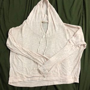 Pale Pink Loose-Fit Crop Top